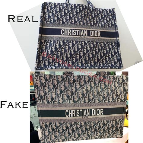 real vs fake christian dior tote|christian dior authenticity check.